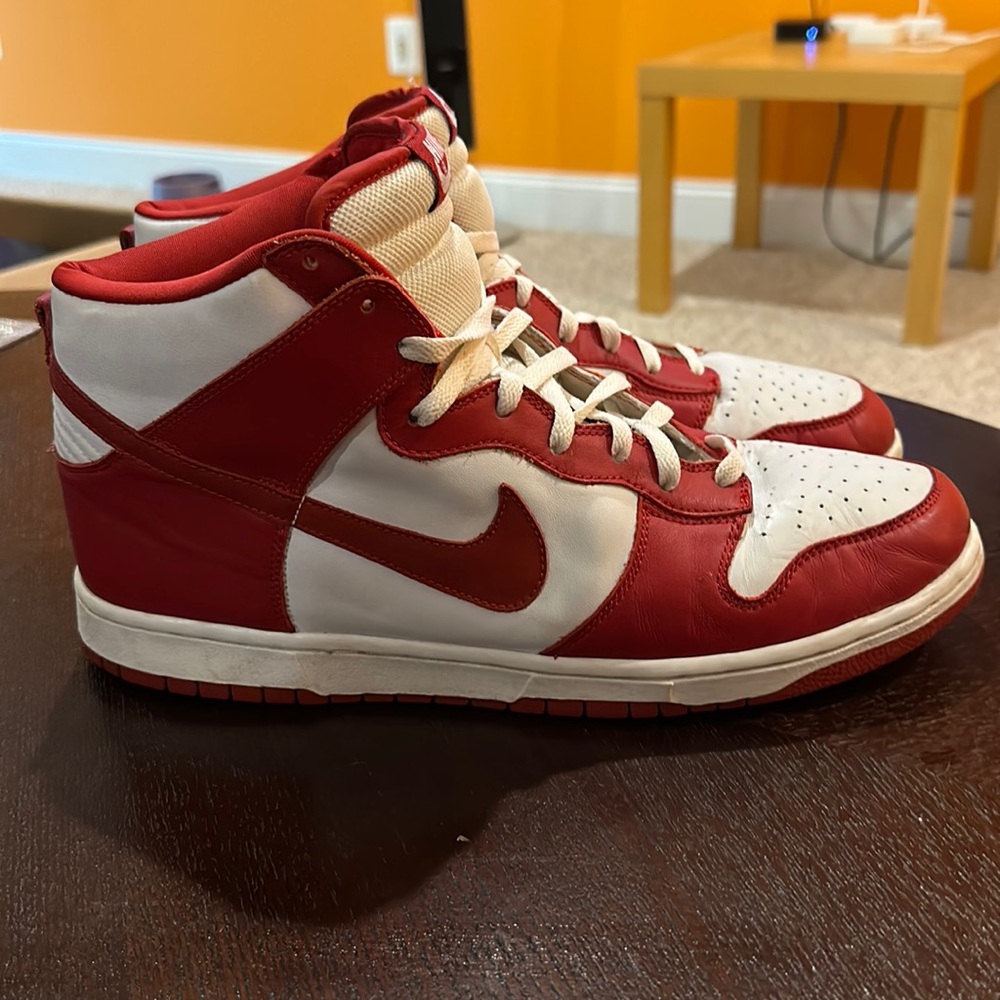 Nike Dunk High St. John’s Varsity Red sz 15 RARE